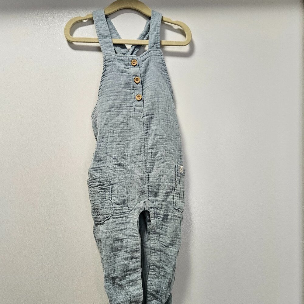 Carter's Little Planet Organic Gauze Overalls Baby Boy 24M